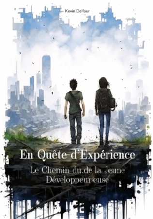 Couverture du livre En quête d'expérience, le chemin du.de la jeune développeur.euse